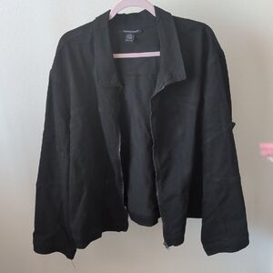 Ashley Stewart Women's Black Utility Jacket